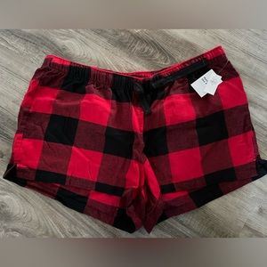 Old Navy Buffalo Print Pajama Shorts, Size 2XL